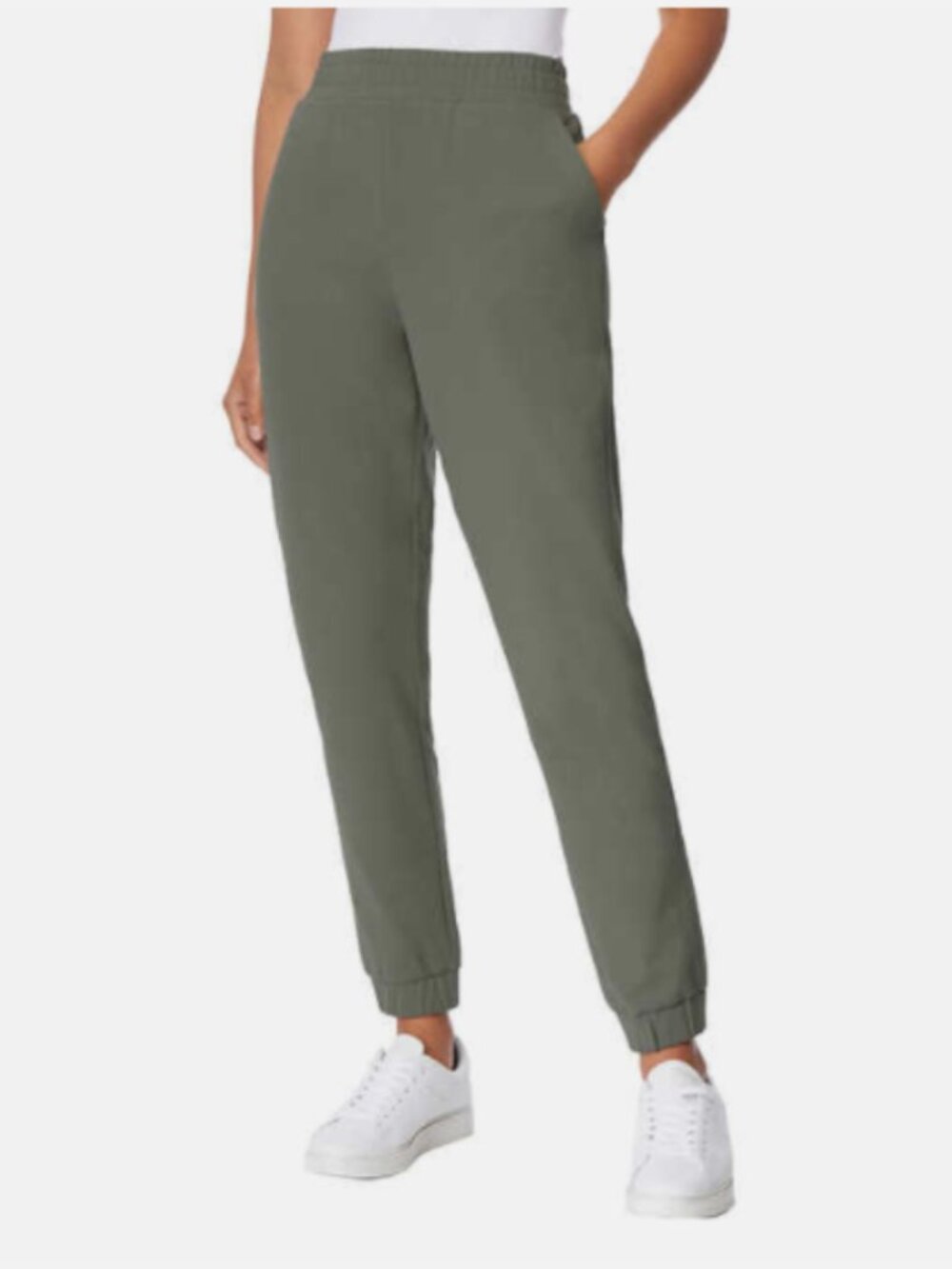 32 Degrees Cool Cotton Jogger Dusty Green Sz S